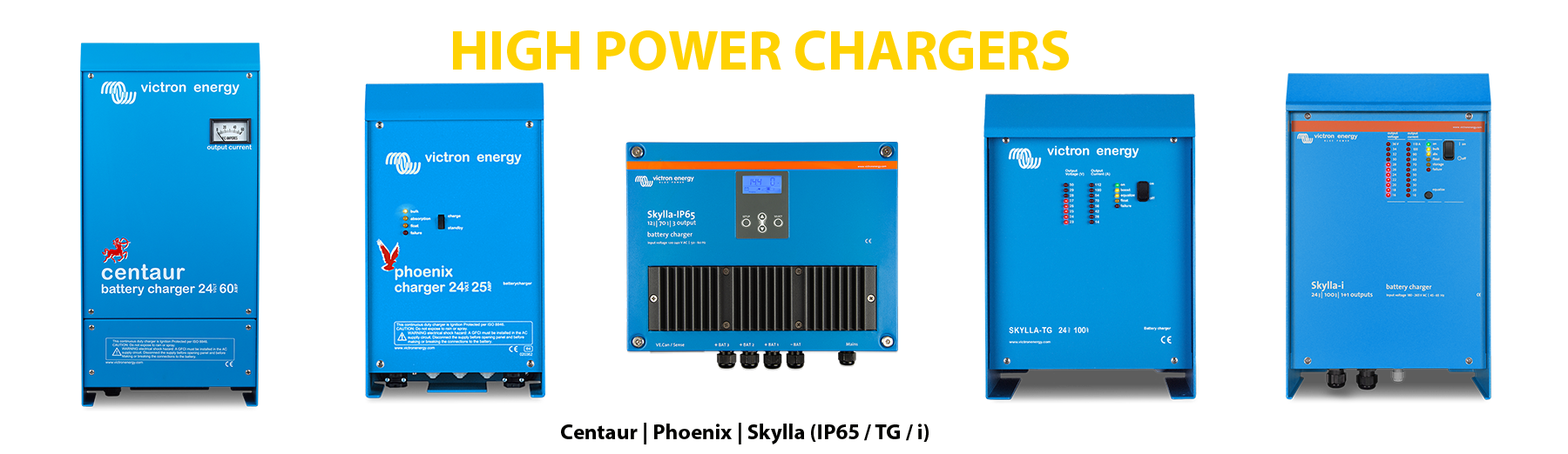 High power chargers