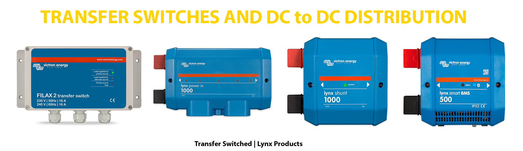 Transfer Switches and DC-Distribution