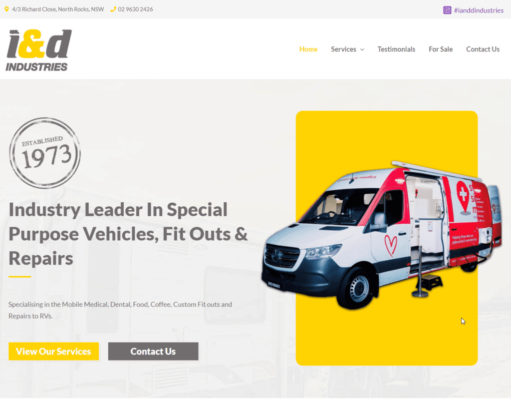 About Us I&D Industries Victron Energy Shop